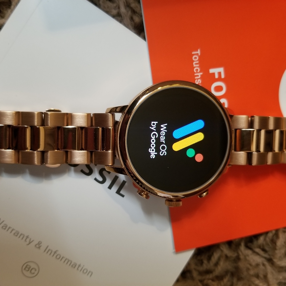 Fossil ladies Rose Gold Touchscreen Smartwatch